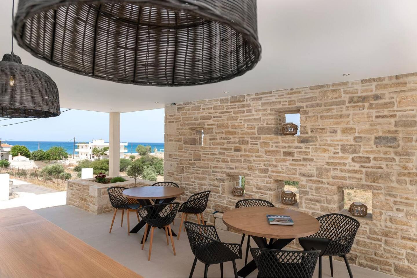 Ammokrinos Luxury Homes,150M From The Beach Kalamaki  Ngoại thất bức ảnh