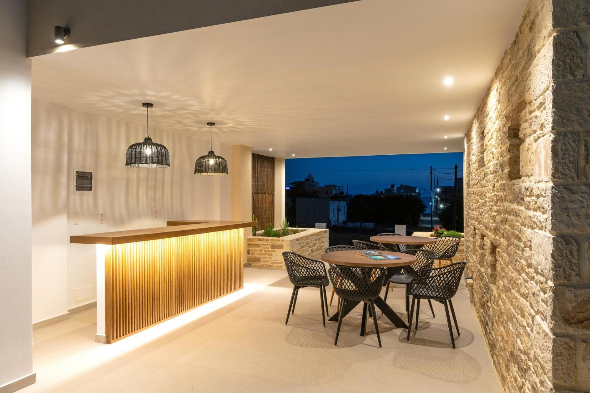Ammokrinos Luxury Homes,150M From The Beach Kalamaki  Ngoại thất bức ảnh