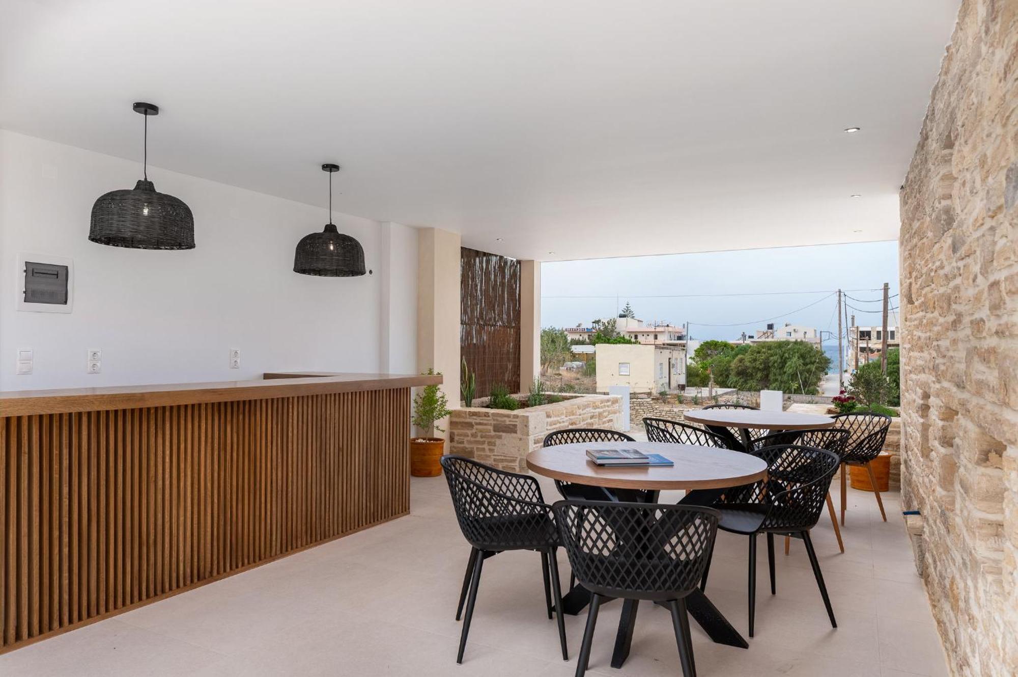 Ammokrinos Luxury Homes,150M From The Beach Kalamaki  Ngoại thất bức ảnh