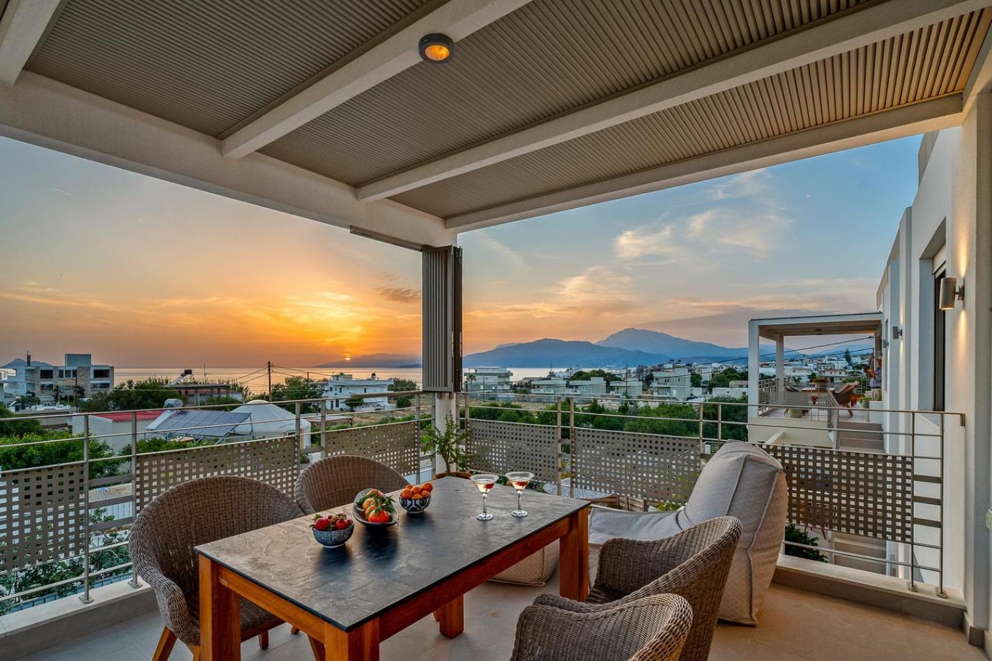 Ammokrinos Luxury Homes,150M From The Beach Kalamaki  Ngoại thất bức ảnh