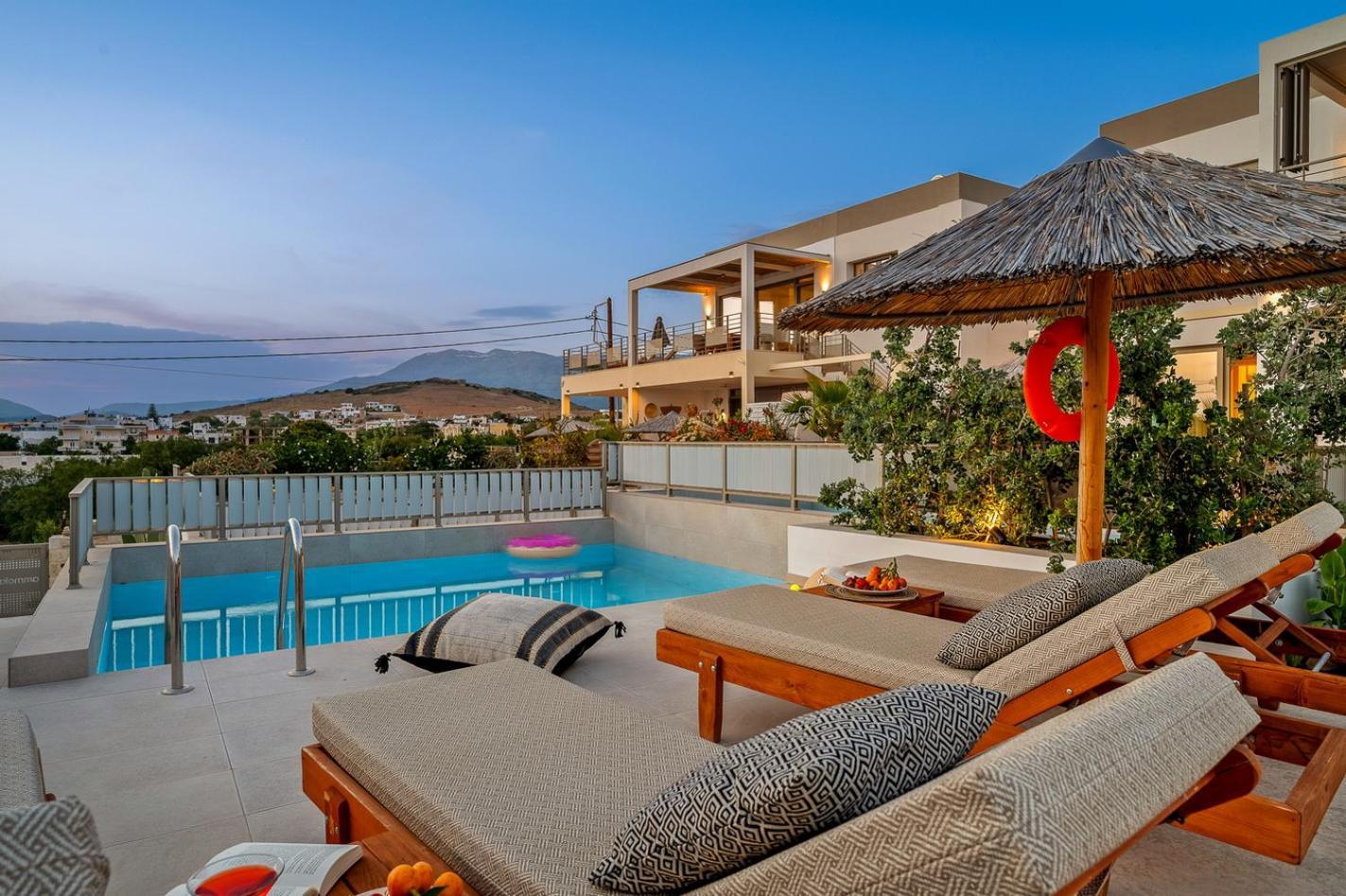 Ammokrinos Luxury Homes,150M From The Beach Kalamaki  Ngoại thất bức ảnh